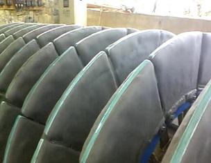 銅陵某公司銅尾礦陶瓷過濾機(jī)現(xiàn)場(chǎng)使用圖